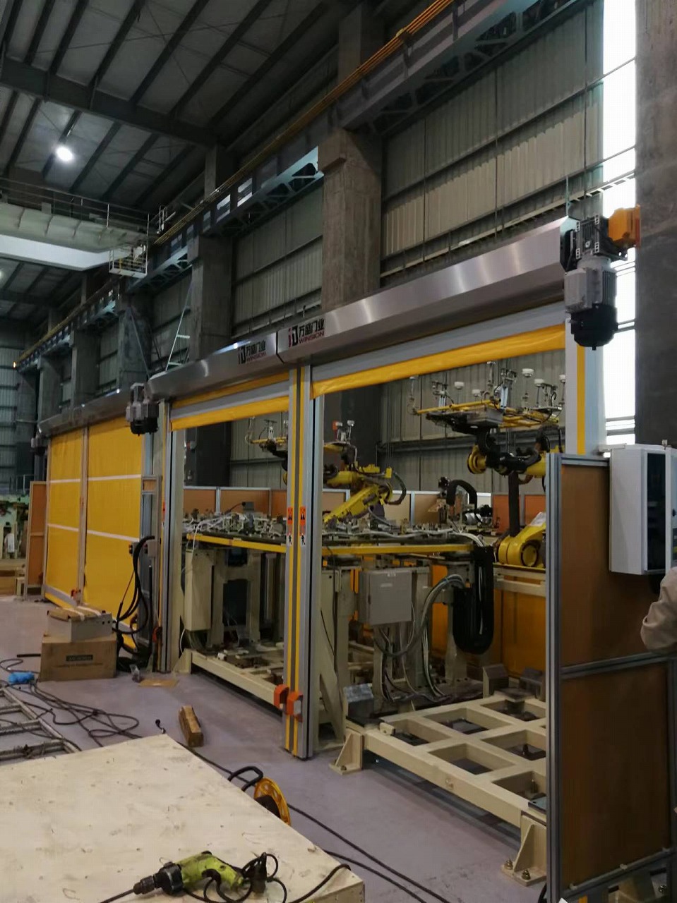 Automatic Welding Protection Door