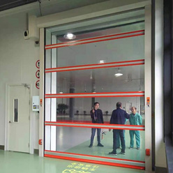 Horizontal Transparent Window High-speed Door