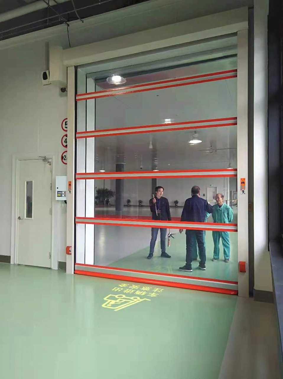 Horizontal Transparent Window High-speed Door