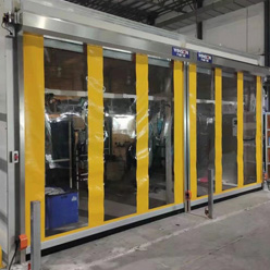 Vertical Transparent Window High-speed Door