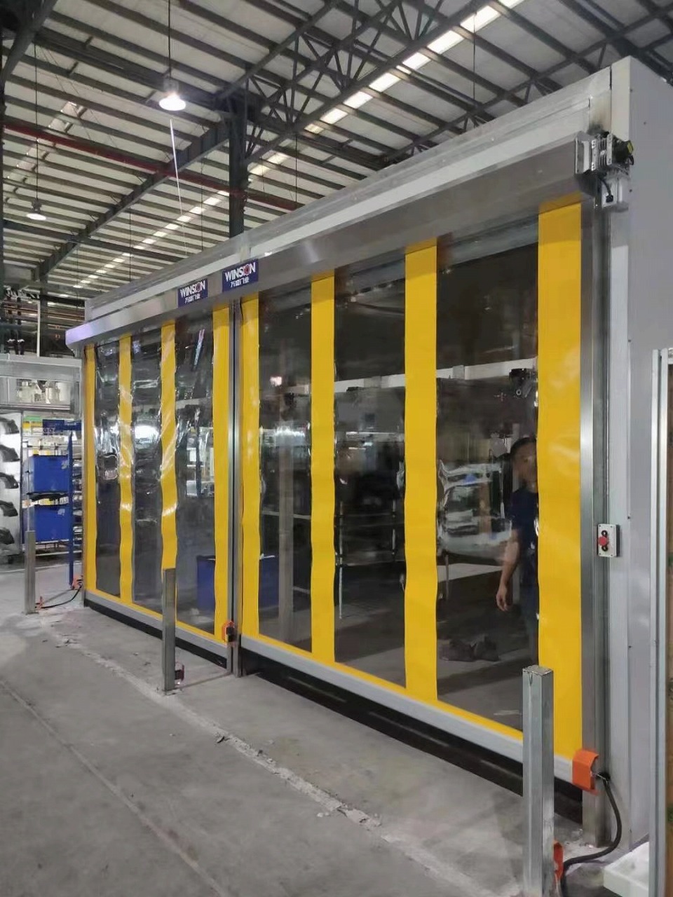 Vertical Transparent Window High-speed Door