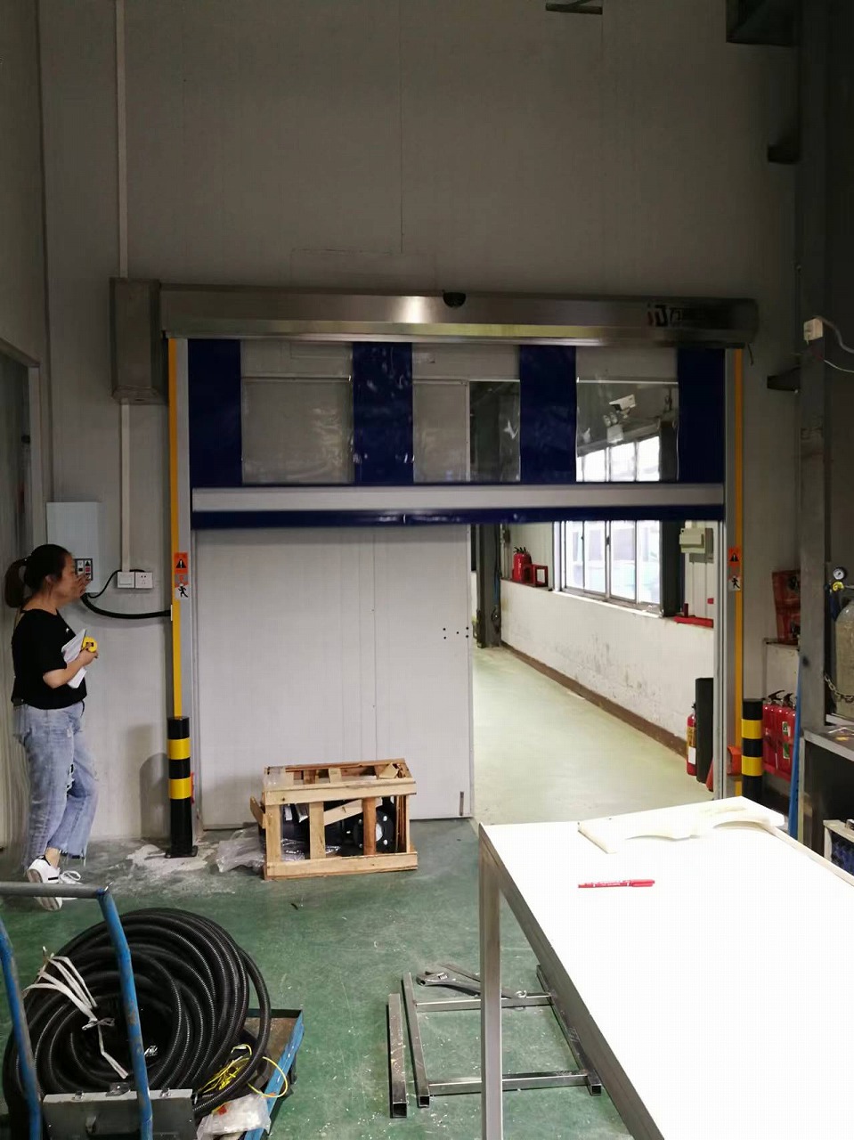 Vertical Transparent Window High-speed Door
